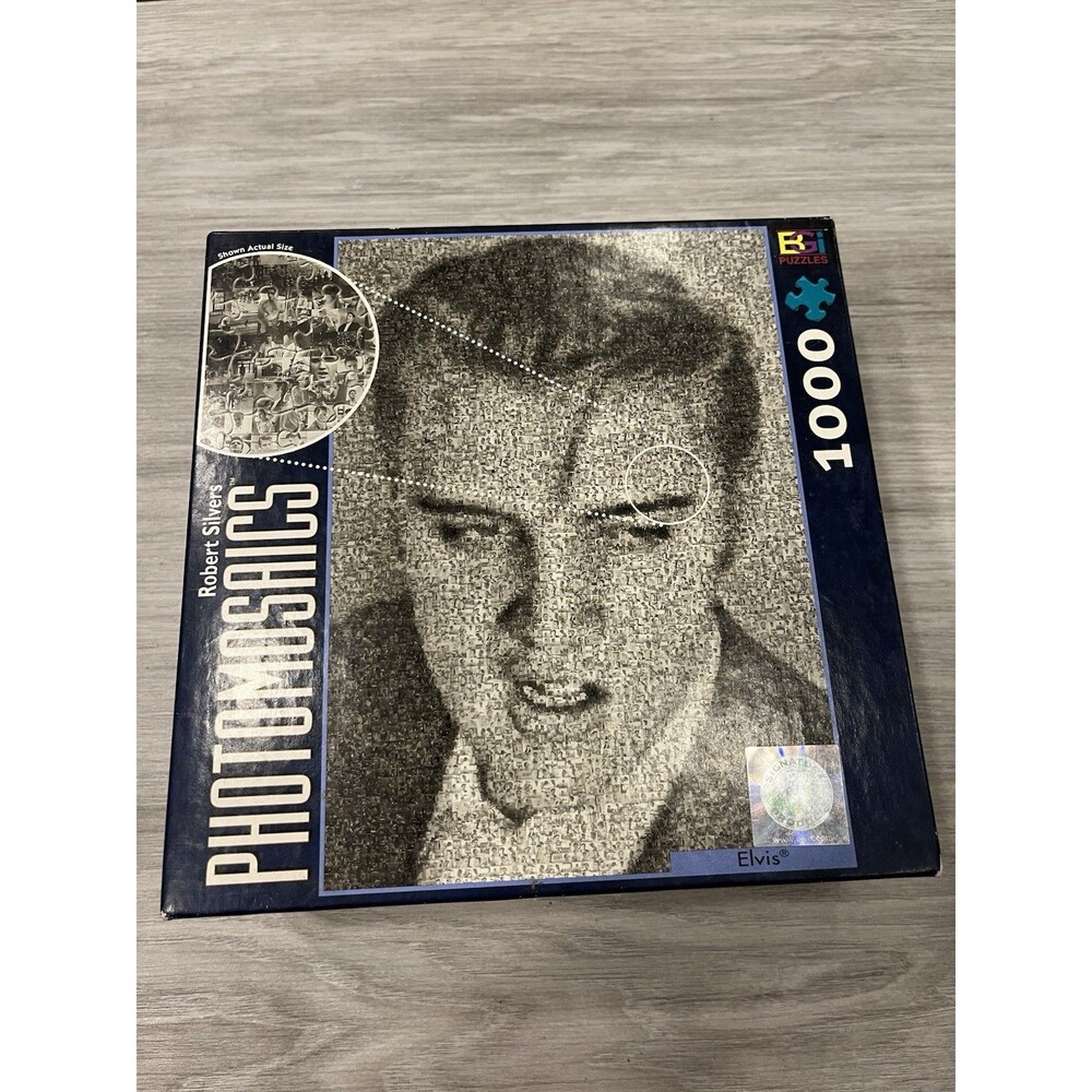 "ELVIS" Photomosaics Puzzle 1000 pc. by Robert Silvers